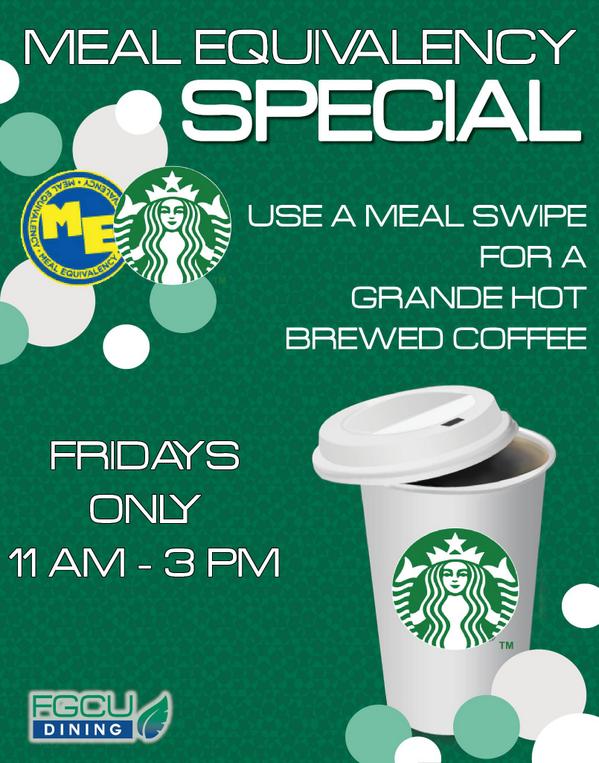 EagleIDCard's tweet photo. #FGCU @Starbucks @FGCUDining http://t.co/PmFeSvHgfF