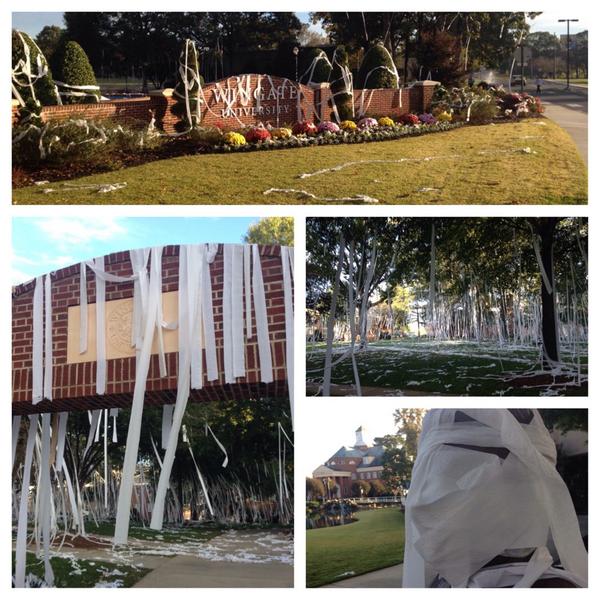 WingateUniv's tweet photo. Well, Happy Homecoming Friday! http://t.co/gNh42zyWYD