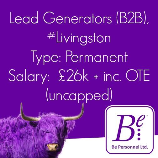 BePersonnel's tweet image. We can be contacted on 01349 883303 for further details
#LivingstonJobs
#Vacancies