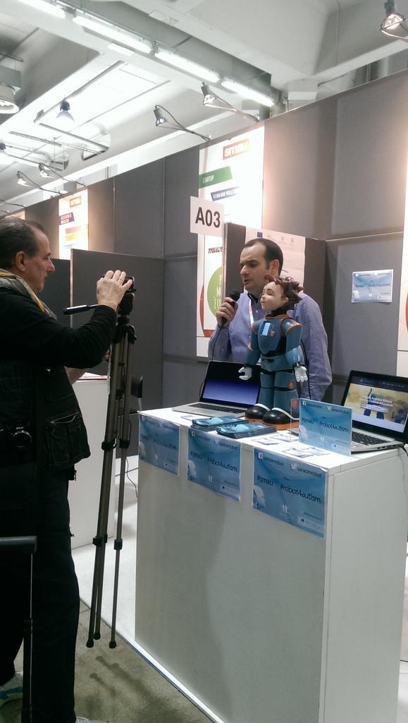Il progetto SARACEN conquista la stampa! #smau #smau2014 #robot4autism