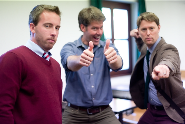 10thGradeTASIS's tweet photo. Mr. Moon, Chris Lindland, CEO of @Betabrand, and yours truly, being cool and talking about pants. @TASIS_Lugano http://t.co/i7fVQfQX0Z