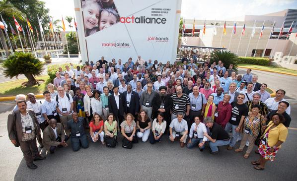 ACTAlliance's tweet photo. #ACTassembly final day today, here's a group photo of the participants http://t.co/xgc2x3lnTZ