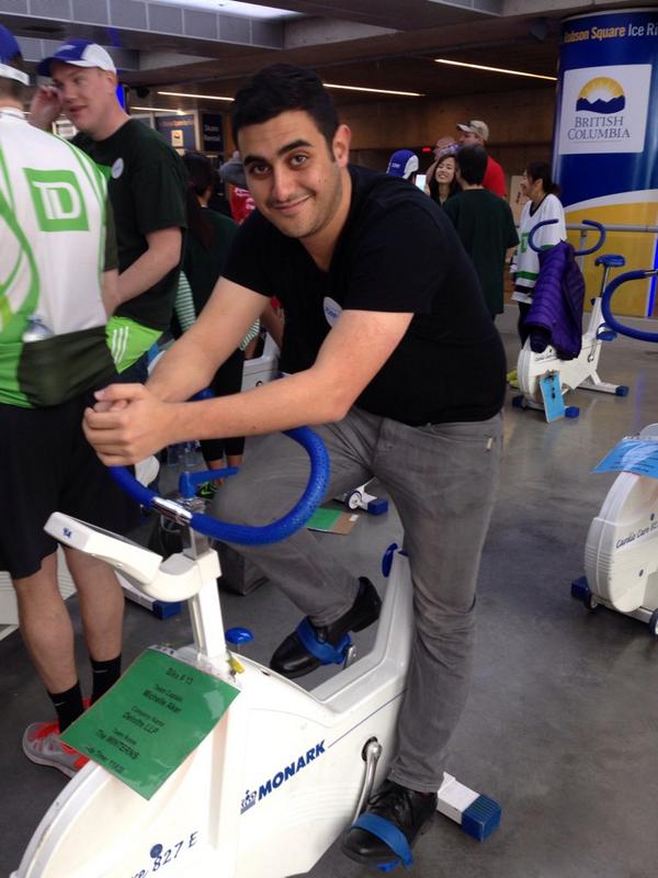 iwasalive's tweet photo. Man means business #2014ride #deloitte http://t.co/A6LEMZXSMB