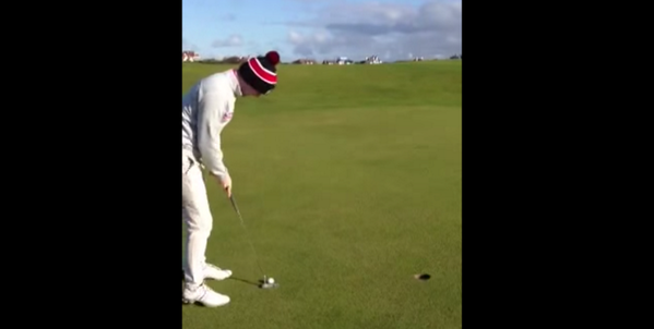 GolfDigest's tweet image. Longest 4-footer ever? We think so. Watch: golfdig.st/1t71ZlY