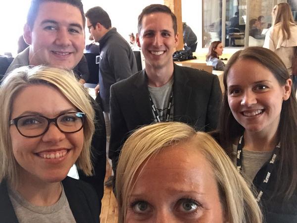Breana_Trauger's tweet photo. #selfies at @Roadtrippers with the #destinationinnovate team! http://t.co/a31TywZAG5