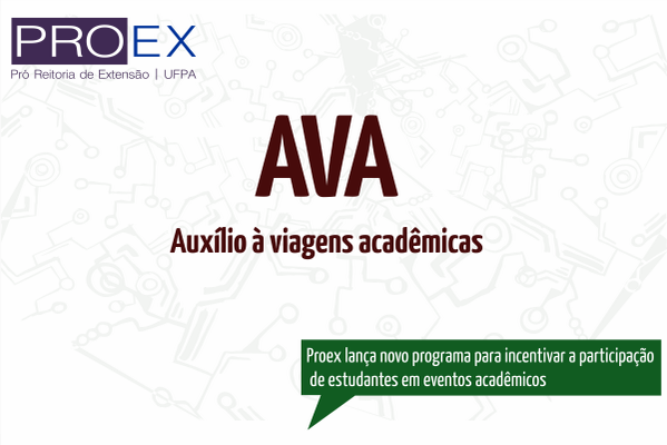 Proex lança novo programa para incentivar a participação de estudantes em eventos acadêmicos proex.ufpa.br/PRINCIPAL/inde…