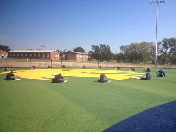 Lion_Softball's tweet photo. First ever team practice on Lion's Softball Field! Home run derby coming up shortly! RT if you love the new facility http://t.co/0gBUJQxBFN