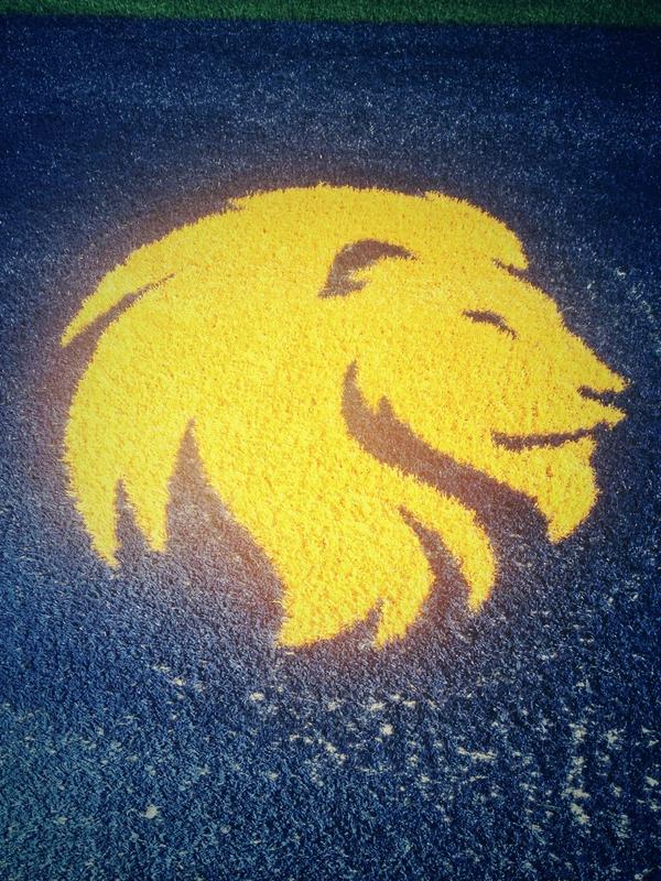 First ever team practice on Lion's Softball Field! Home run derby coming up shortly! RT if you love the new facility