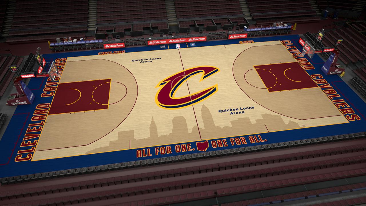 NBA 2K 2K18 en Twitter "New NBA courts have been released in NBA2K15