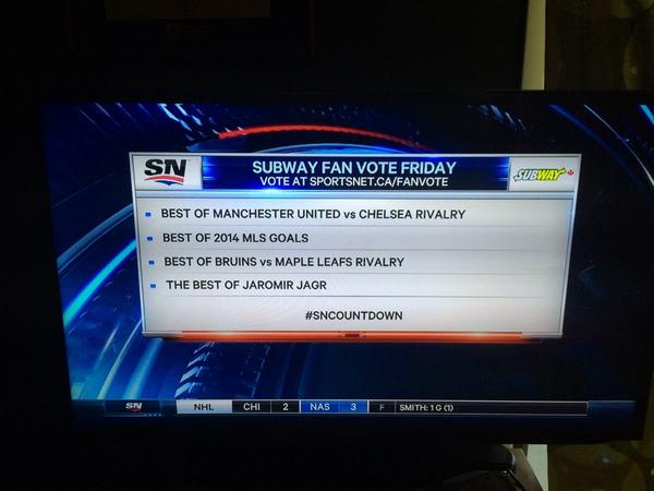68isgr8's tweet photo. #sncountdown for us the choice is obvious... The Best of Jagr #shouldbetheonlychoice http://t.co/7f2pvFInsu
