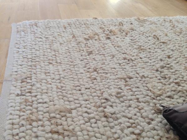 ChanelleVCAtty's tweet photo. @westelm - love most of your things but your rugs are not made to last.... http://t.co/F5Pea92K3v