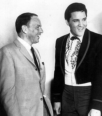 Frank Sinatra and Elvis Presley, 1965