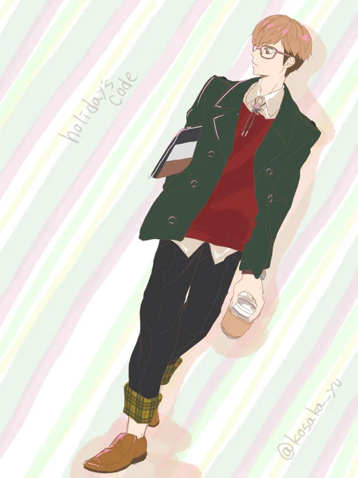 ナベは秋服似合うね 