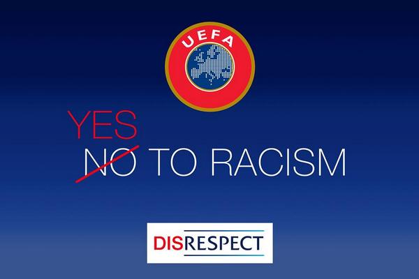 AstritZatriqi's tweet photo. Say YES to #racism! #Disrespect! Brought to you by #UEFA. #Football #EURO2016 #Serbia #Srbija #Albania #Fascism http://t.co/fVS8wR1yb0