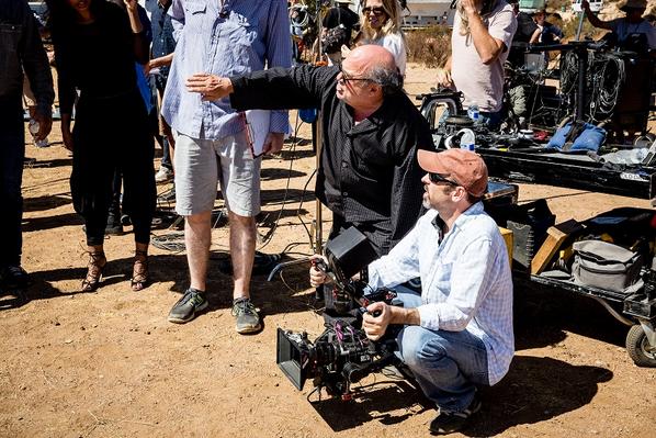 onedirection's tweet photo. If you wanna see THE LEGEND that is @DannyDeVito directing the guys...  #StealMyGirlVEVORecord http://t.co/nSaAZxl3oL http://t.co/jm4NWIsLyp