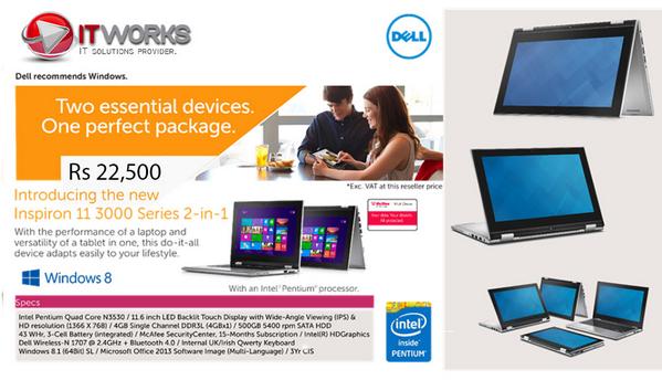 1twrks's tweet photo. #ItWorks offers you Two Essential Devices One Perfect Package, Don't miss this offer on the #DellInspironSeries
#2In1 http://t.co/RYTgoqxAon