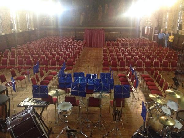 NWABBA's tweet photo. Hall all set up for the Rochdale contest on Sunday! Tickets £5 on the door http://t.co/pXvRGVbkKu