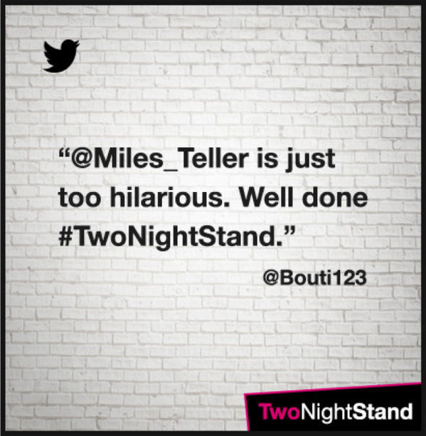 Two Night Stand tweet media