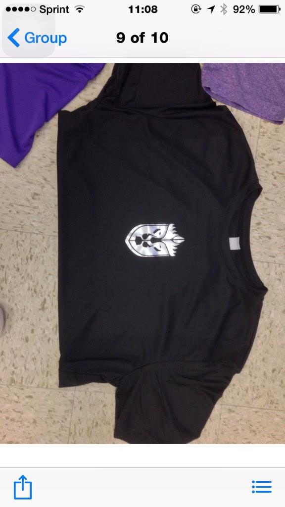 thedylan7's tweet photo. $17.00! Dri-fit. Text @FozRoy14 @parker_wilson10 or me if you want one. Cotton long sleeved to come. #ThinkLikeALion http://t.co/e9Fq9ERvuG