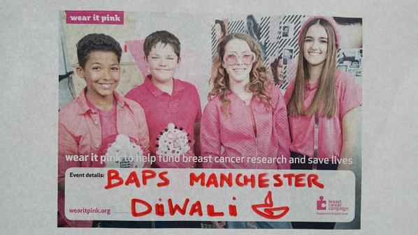 sunil_mistry5's tweet photo. @BCCampaign @ClrLeighDrennan @TamesideCouncil @TSAdvertiser @MissJazzPatel  #wearitpink #diwali #manchester2014 http://t.co/XYir8yQ6Nf