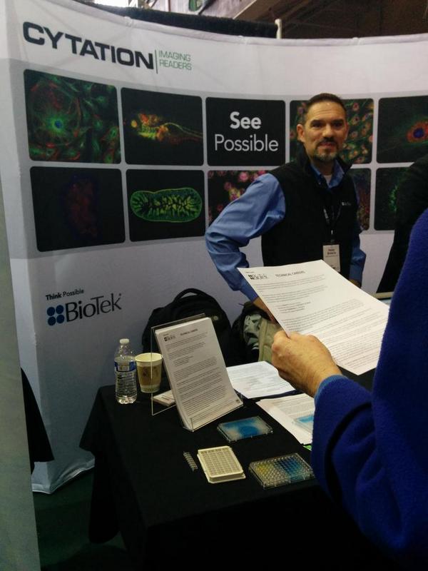 leahycenter's tweet image. For an interesting stop, check the biotek booth #techjamvt