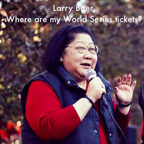 rosepak_ccc's tweet photo. One way or another I'm gonna find ya,
I'm gonna getcha getcha getcha getcha!  #SFGiants #OrangeOctober #WorldSeries http://t.co/6A55g6B2LZ