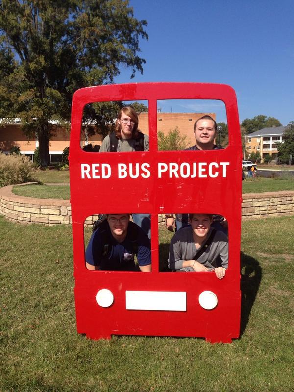 ZacharyLGolson's tweet photo. Hey everyone! Come visit the Red Bus Project in the commons!!! #every18seconds http://t.co/qVo1cIMvd5