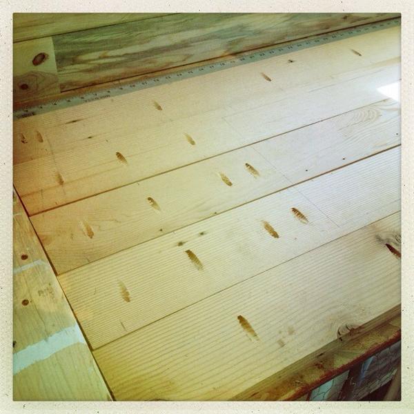 ourfirsttiny's tweet image. First section of the countertop is ready to be sanded and sealed #tinyhouse #DIY #kitchen #interiordesign