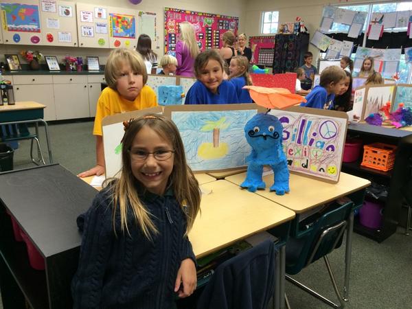 tvsnaples's tweet photo. 3rd grade studying landforms and how animals adapt to their environment. http://t.co/JDlMp62Y90
