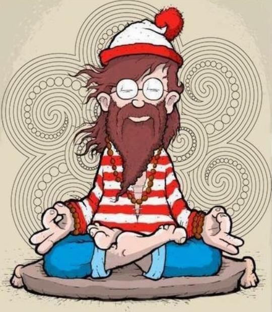 PsychedelicAtom's tweet photo. Plot Twist: Waldo found Himself http://t.co/i3DaE0uYsF