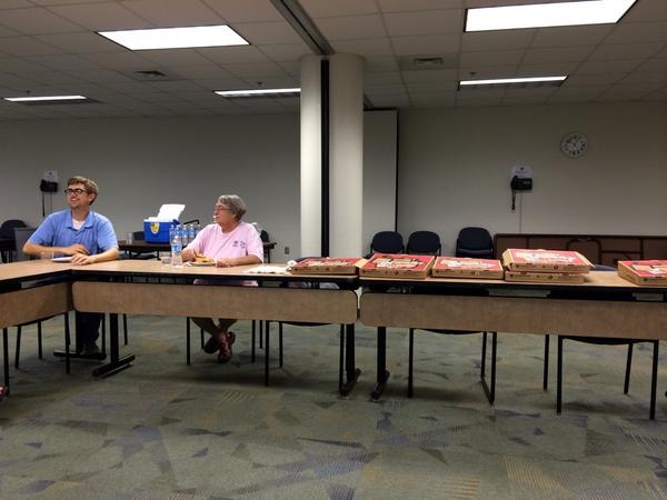 Thanks Bike Count Volunteers! We missed those of you who couldn't make it--more pizza for us!