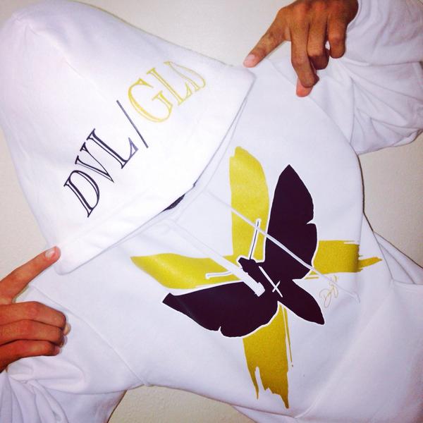 DevilsInGold's tweet image. Moth Hoodie check it devilsingold.com