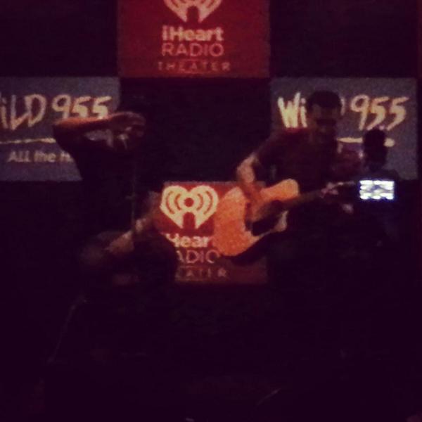 RandomPopShow's tweet photo. #RandomPop currently has a front row view of @jakemiller! #JakeMiller #iHeartRadio http://t.co/QsJHHyCkpU