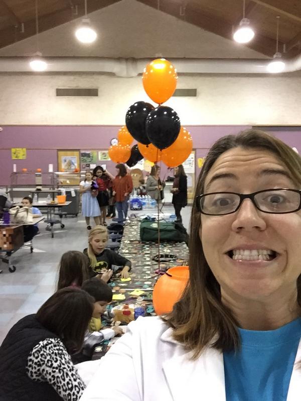 fern_peppercorn's tweet photo. @WCPSS we are having so much fun @WakefieldES #costumebingo #pta #drdunbar #wheresava http://t.co/zoLCJvl8aw