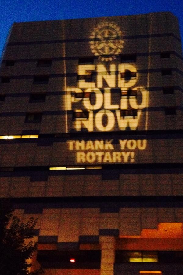 Check out what Rotarians are doing to spread awareness! #WorldPolioDay <a href="/UPMCnews/">UPMC</a>