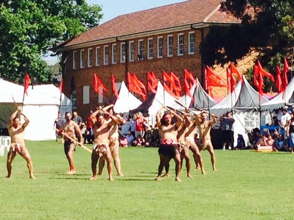 Enjoying Rua Rau Festival powhiri in Sydney. Proud to be here!