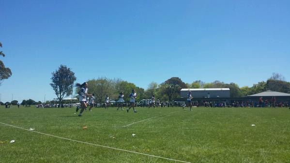 Supporting my sister at Māori League Nationals.  Beauty day for it #TeMahurehure