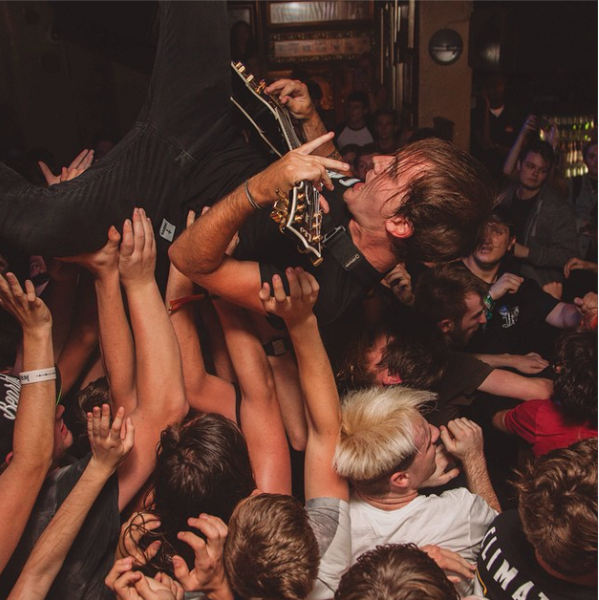 AssemblySacto's tweet photo. We’re stoked to see some crazy stage dives from @BEARTOOTHband tonight!  Come hang with us-  
http://t.co/Bj7UVxqR5G http://t.co/6VViZQX1Fa