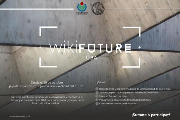 CitepUBA's tweet photo. El 28 de octubre comienza WikifutureUBA http://t.co/c1385BDdtM Preparate! @wikimedia_ar @marilinalipsman @carinalion http://t.co/8D2qrjnhIZ