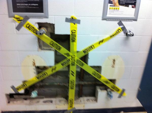 pickdaddy10's tweet photo. And here I thought I would never have to pee in a hole again http://t.co/5ufGyYfjU3