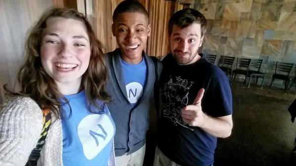 theholethinglr's tweet photo. Part one of filming our promo video with @RetroCatMedia was awesome! Can't wait to film in the kitchen. http://t.co/2BSEhN03bT