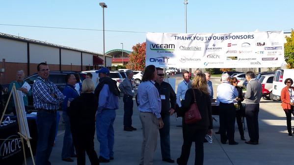 The crowds are gathering for #CologixOktFest at Scherers Court #Cbus