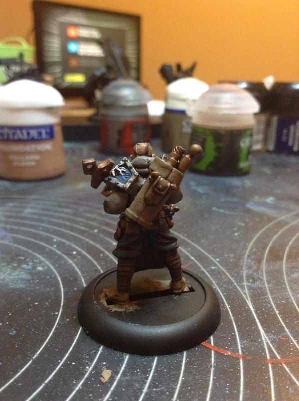 geekphotoguy's tweet photo. #warmonges One model down... Mechanic! #menth #Warmachine http://t.co/Swl3MJ3WYL