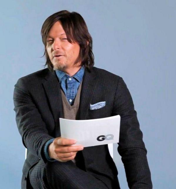 ennoia3's tweet photo. #DapperReedus screencaps from @GQMagazine Life Advice videos by @Tammyh765. @wwwbigbaldhead http://t.co/uIcyApNyqw