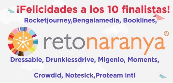 iTuesdayCo's tweet photo. Muchas felicidades a @dressable_app y @NoteSickCo por ser finalistas en @RetoNaranya! #iTuesdayPitch http://t.co/f9RPL11xx0