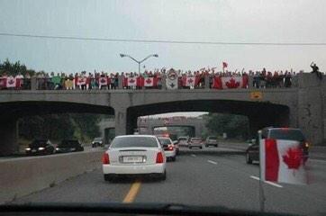 MadelnCanada's tweet photo. So proud to be Canadian. RIP Nathan Cirillo. #highwayofheroes http://t.co/K2MvmtqxgT