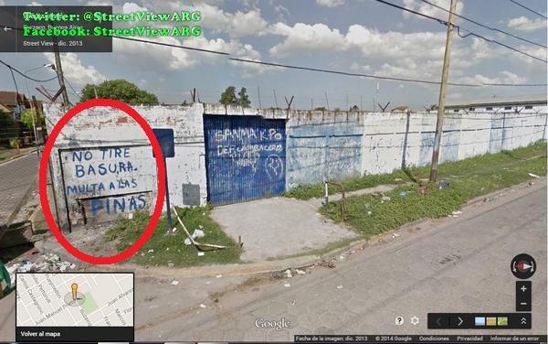 StreetViewARG's tweet photo. Multas. #StreetViewArgentina (vía @rodry_burzaco) http://t.co/22HSXbYtBT