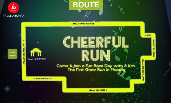 mahasiswamlg's tweet photo. INFO RT @cheerfullrun: Halo teman2 ini dia Rutenya #cheerfullrun http://t.co/oGUwPRIZUi