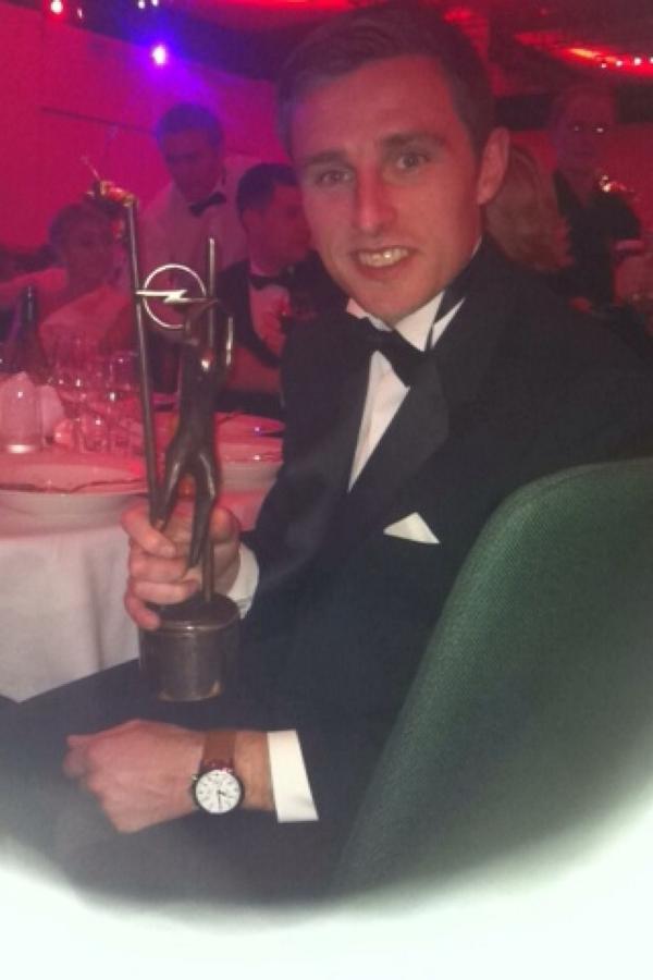 cbarrett2107's tweet photo. Delighted for this man.@Shaneytweet Silenced a few hurlers on the ditch. #AllStar #class http://t.co/ZakUABEaUl