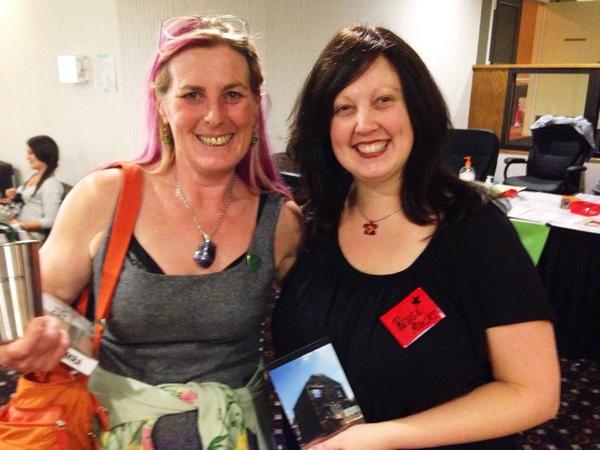 Great photo op with #CatFletcher  <a href="/thisisfreegle/">FREEGLE #1 UK Free Sharing app</a> and <a href="/ReuseAlliance/">Reuse Alliance</a> founder <a href="/maryellenetienn/">MaryEllen Etienne</a> #reuseconex2014